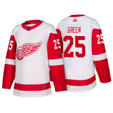 Detroit Red Wings #25 Mike Green White 2018 Season New Outfitted Jersey