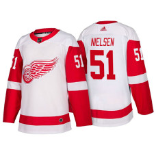 Detroit Red Wings #51 Frans Nielsen White 2018 Season New Outfitted Jersey