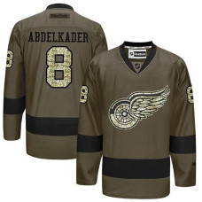 Detroit Red Wings Justin Abdelkader #8 Green Camo Player Jersey