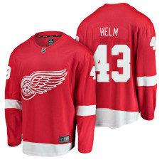 Detroit Red Wings #43 Breakaway Player Darren Helm Jersey Red