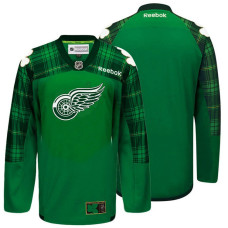 Detroit Red Wings Green St. Patrick Day Blank Jersey