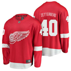 Detroit Red Wings #40 Breakaway Player Henrik Zetterberg Jersey Red