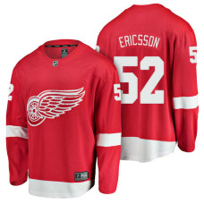 Detroit Red Wings #52 Breakaway Player Jonathan Ericsson Jersey Red