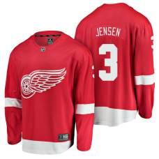 Detroit Red Wings #3 Breakaway Player Nick Jensen Jersey Red