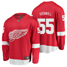 Detroit Red Wings #55 Breakaway Player Niklas Kronwall Jersey Red