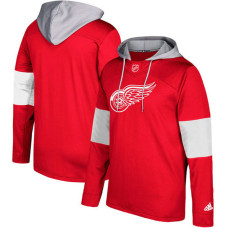 Detroit Red Wings Red Silver Jersey Pullover Hoodie