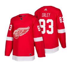 Detroit Red Wings #83 Trevor Daley Red 2018 New Season Player Home Jersey