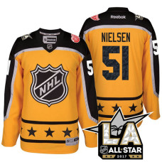 Detroit Red Wings Frans Nielsen #51 Yellow La Kings All Star Jersey