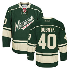 Minnesota Wild Devan Dubnyk #40 Green Alternate Jersey