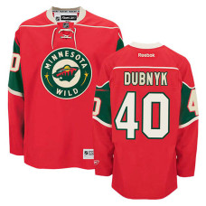 Minnesota Wild Devan Dubnyk #40 Red Home Jersey