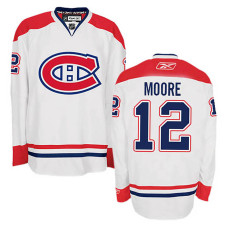 Montreal Canadiens Dickie Moore #12 White Away Jersey