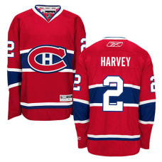 Montreal Canadiens Doug Harvey #2 Red Home Jersey