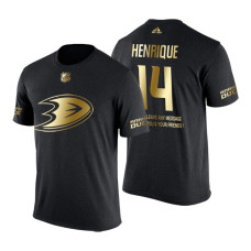 Anaheim Ducks Adam Henrique Gold Limited with Message T-Shirt Black