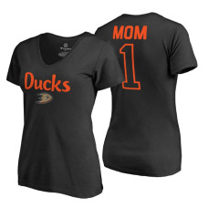 Anaheim Ducks 2018 Fanatics Mother's Day Number 1 Mom T-Shirt Black