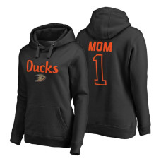 Anaheim Ducks 2018 Fanatics Mother's Day Number 1 Mom Pullover Hoodie Black