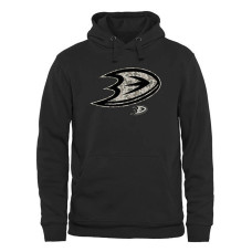 Anaheim Ducks Black Rink Warrior Fleece Pullover Hoodie