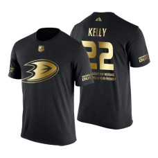 Anaheim Ducks Chris Kelly Gold Limited with Message T-Shirt Black