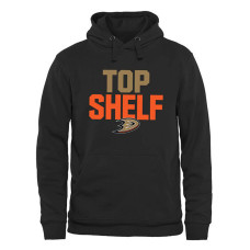 Anaheim Ducks Black Core Logo Pullover Hoodie