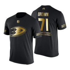 Anaheim Ducks J. T. Brown Gold Limited with Message T-Shirt Black