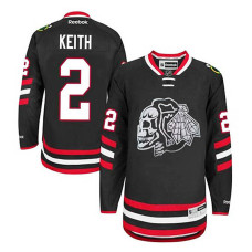 Chicago Blackhawks Duncan Keith #2 Black 2014 Stadium Series Jersey