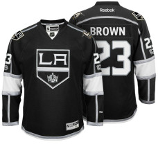 Los Angeles Kings #23 Dustin Brown Black 100th Patch Premier Jersey