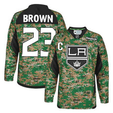 Youth Los Angeles Kings Dustin Brown #23 Camo Veteran's Day Jersey