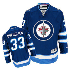 Winnipeg Jets Dustin Byfuglien #33 Navy Blue Home Jersey