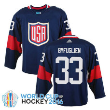 USA Team Dustin Byfuglien #33 Navy Blue 2016 World Cup Jersey