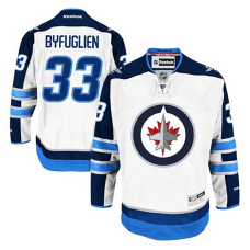 Winnipeg Jets Dustin Byfuglien #33 White Away Jersey