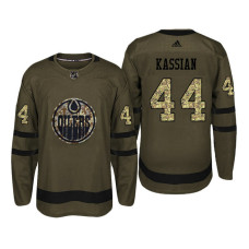 Edmonton Oilers #44 Zack Kassian Camo Salute To Service Jersey