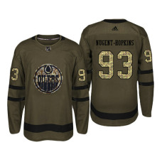 Edmonton Oilers #93 Ryan Nugent-Hopkins Camo Salute To Service Jersey