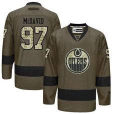 Edmonton Oilers Connor McDavid #97 Green Camo Player Jersey