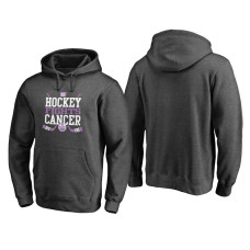 Edmonton Oilers Ash Hockey Fights Cancer Cross Check Hoodie