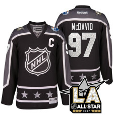 Edmonton Oilers Connor McDavid #97 Black La Kings All Star Jersey