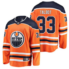 Edmonton Oilers #33 Breakaway Player Cam Talbot Jersey Orange