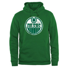 Edmonton Oilers Kelly Green St. Patrick Day Pullover Hoodie