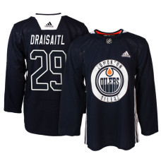 Edmonton Oilers #29 Navy New Season Practice Leon Draisaitl Jersey