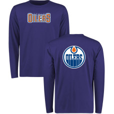 Edmonton Oilers Royal Team Mark Long Sleeve T-shirt