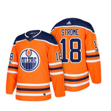 Edmonton Oilers #18 Ryan Strome Orange 2018 New Season Player Home Jersey