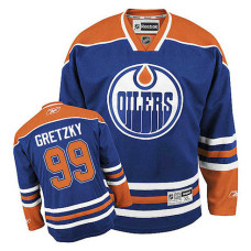 Women's Edmonton Oilers Wayne Gretzky #99 Royal Blue Home Jersey