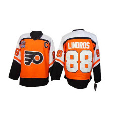 Philadelphia Flyers Eric Lindros #88 Orange Throwback Jersey