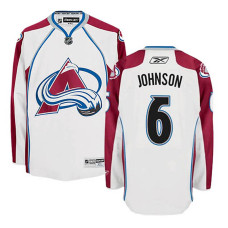 Colorado Avalanche Erik Johnson #6 White Away Jersey