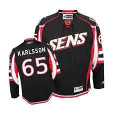 Ottawa Senators Erik Karlsson #65 Black Alternate Jersey