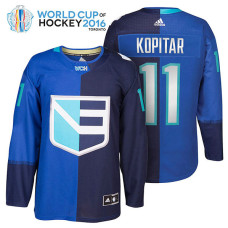 Ice Hockey Anze Kopitar #11 Royal 2016 World Cup Premier Player Jersey