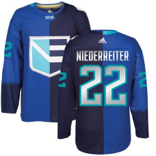 Europe Team 2016 World Cup of Hockey #22 Nino Niederreiter Blue Premier Jersey