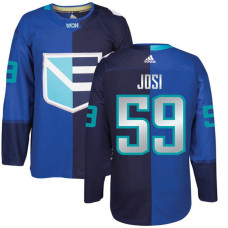 Europe Team 2016 World Cup of Hockey #59 Roman Josi Blue Premier Jersey