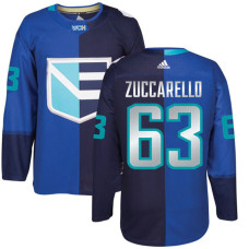 Europe Team 2016 World Cup of Hockey #63 Mats Zuccarello Blue Premier Jersey