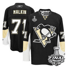 Pittsburgh Penguins Evgeni Malkin #71 Black 2016 Stanley Cup Home Finals Jersey