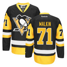 Pittsburgh Penguins Evgeni Malkin #71 Black/Gold Alternate Jersey