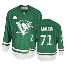 Pittsburgh Penguins Evgeni Malkin #71 Green St. Patrick's Day Jersey